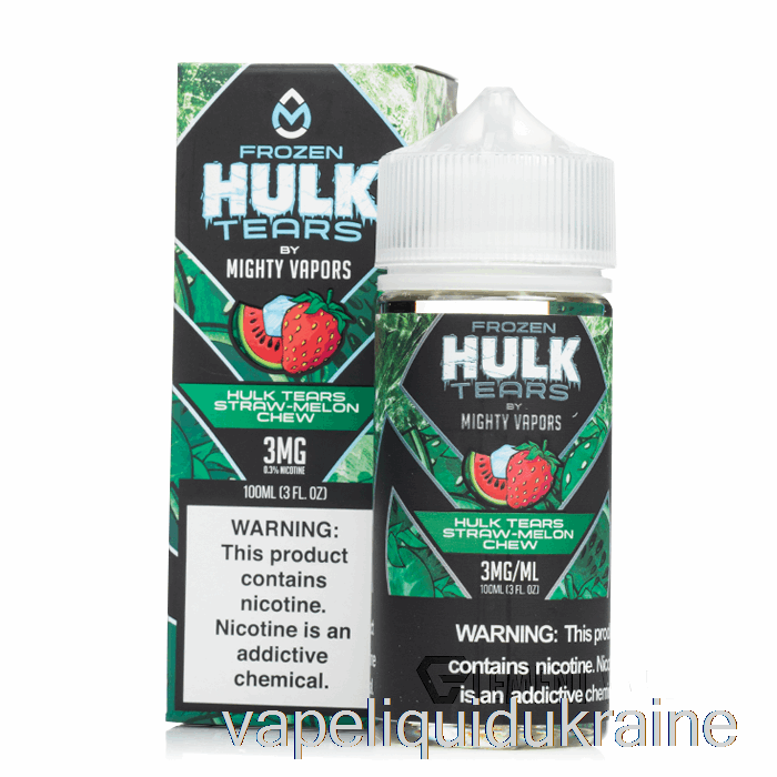 Vape Ukraine Frozen Hulk Tears Straw Melon Chew - Hulk Tears - 100mL 3mg